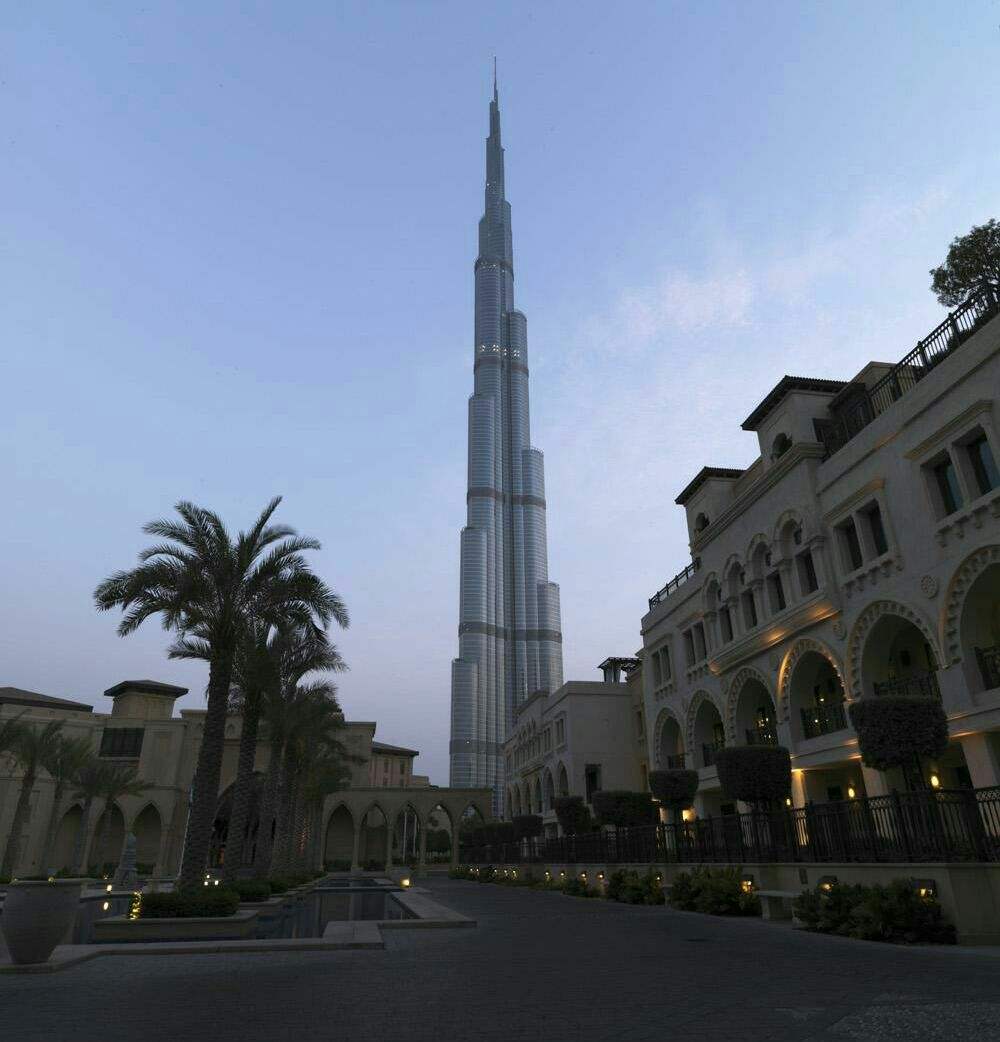 迪拜最高楼 哈利法塔总高度达828米